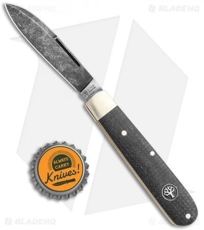 Boker Barlow Prime Traditional Pocket Knife Jute Micarta (2.7" Acid Stonewash) - Image 4