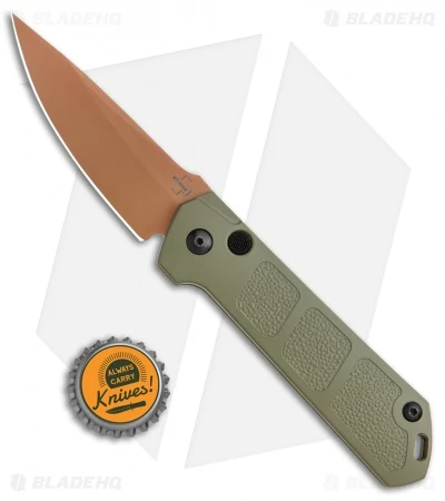 Boker Burnley Kihon Desert Warrior Drop Point Automatic Knife (3.3" Copper D2) - Image 4