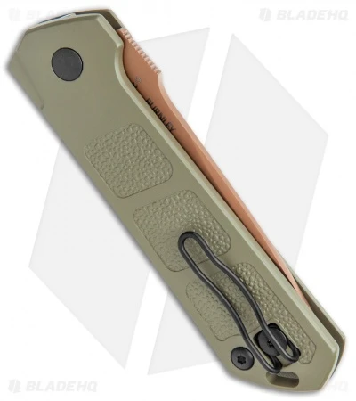 Boker Burnley Kihon Desert Warrior Drop Point Automatic Knife (3.3" Copper D2) - Image 3