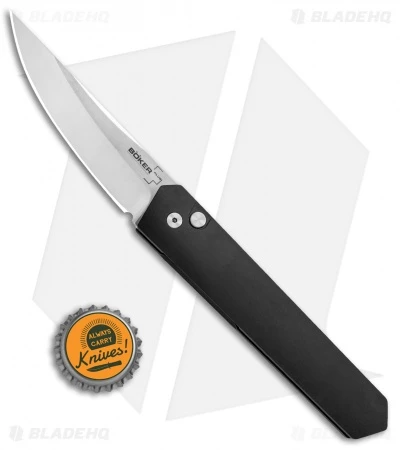 Boker Burnley Kwaiken Automatic Knife Black (3.5" Stonewash) 06EX291 Pro-Tech - Image 4