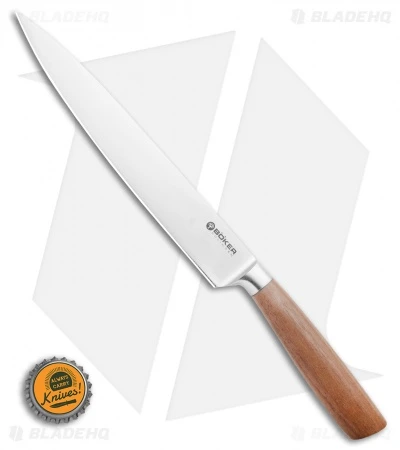 Boker Core 8.1" Carving Kitchen Knife Walnut Wood - Image 3