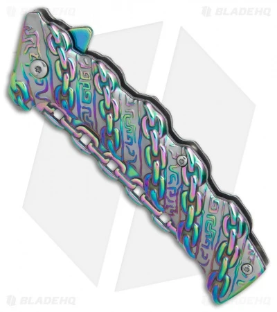 Boker Magnum Chained Rainbow Spring Assisted Knife (3.375" Spectrum) 01MB635 - Image 3