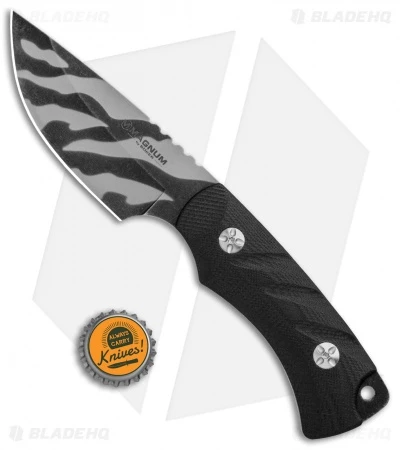 Boker Magnum Tiger Lily Fixed Blade Knife Black G-10 (4" Tiger Stripe) - Image 4