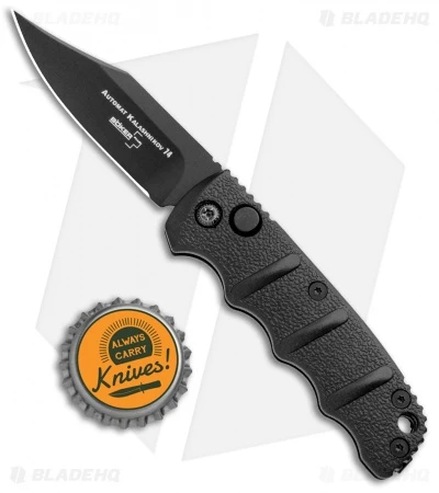 Boker Mini Kalashnikov Bowie Automatic Knife Black (2.5" Black) - Image 4