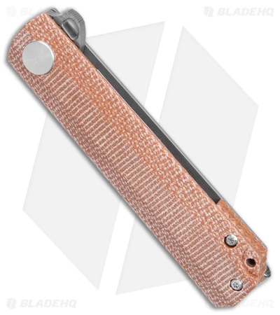 Boker Plus Cataclyst Frame Lock Knife Brown Micarta (3" Damascus) - Image 2