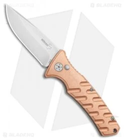Boker Plus Strike Copper Automatic Knife (3.25" Stonewash)
