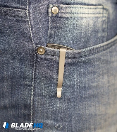 Boker Plus Strike Tanto Automatic Knife (3.25" Black Serr D2) - Image 7