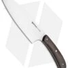 Boker Anso Pure CPM 6.75" Santoku Kitchen Knife Oak Wood