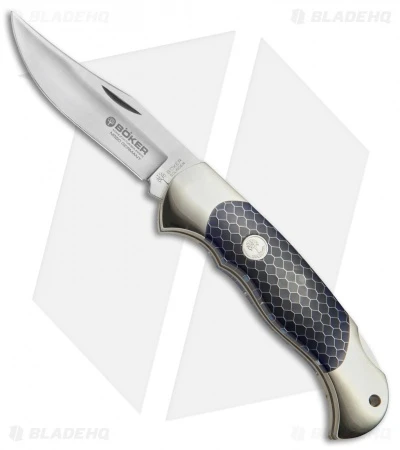 Boker Scout Lockback Knife Blue Honeycomb (3.125" Satin) 112503