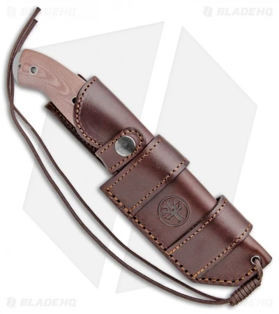 Boker T3 Fixed Blade Knife Brown Micarta (4.25" Satin) - Image 3