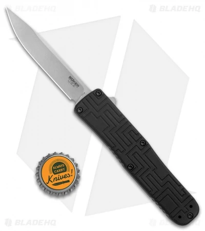 Boker USA OTF Automatic Knife Black Aluminum (3.5" Stonewash) - Image 4
