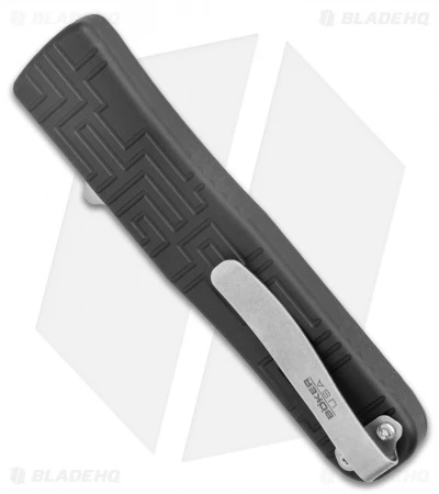 Boker USA OTF Automatic Knife Black Aluminum (3.5" Stonewash) - Image 3