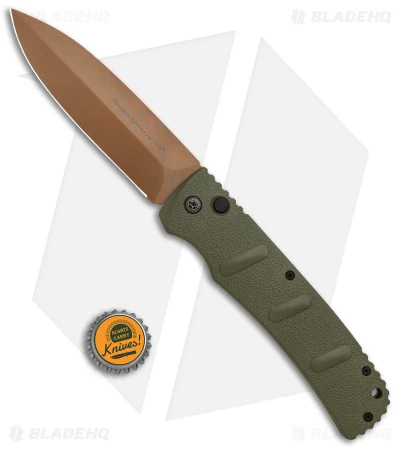 Boker XXL Kalashnikov Exclusive Desert Warrior Automatic Knife (4.75" Copper) - Image 4
