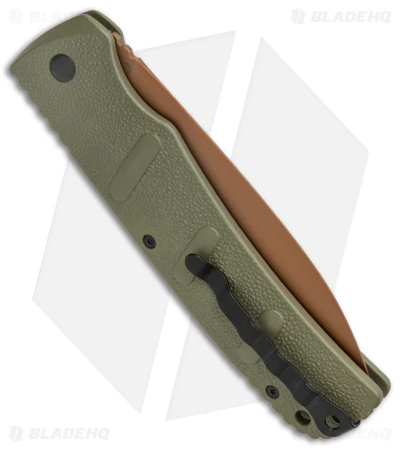 Boker XXL Kalashnikov Exclusive Desert Warrior Automatic Knife (4.75" Copper) - Image 3
