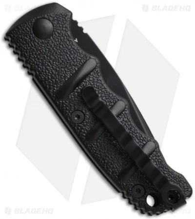 Boker Mini Kalashnikov Tanto Automatic Knife Black (2.5" D2 Black Serr) - Image 2