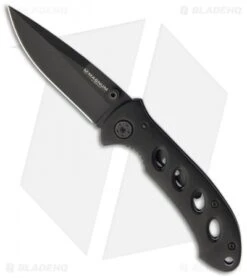Boker Magnum Shadow Liner Lock Knife (3.25" Black) 01MB428