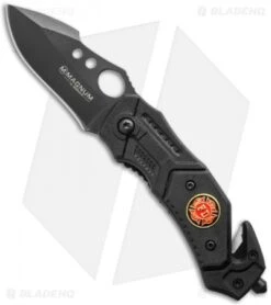 Boker Magnum Mini FD Rescue Folding Knife (2.375" Black) 01RY409