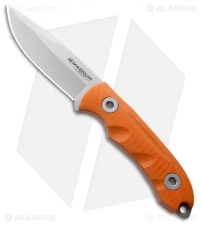 Boker Magnum Orange Outdoor Fixed Blade Knife (3.5" Bead Blast) 02YA123