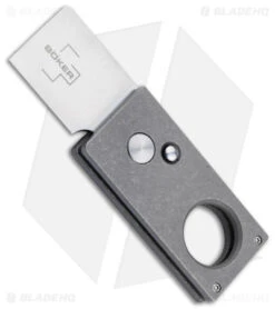Boker Cigar Cutter Pocket Knife Titanium (1.34" Satin) 01BO513